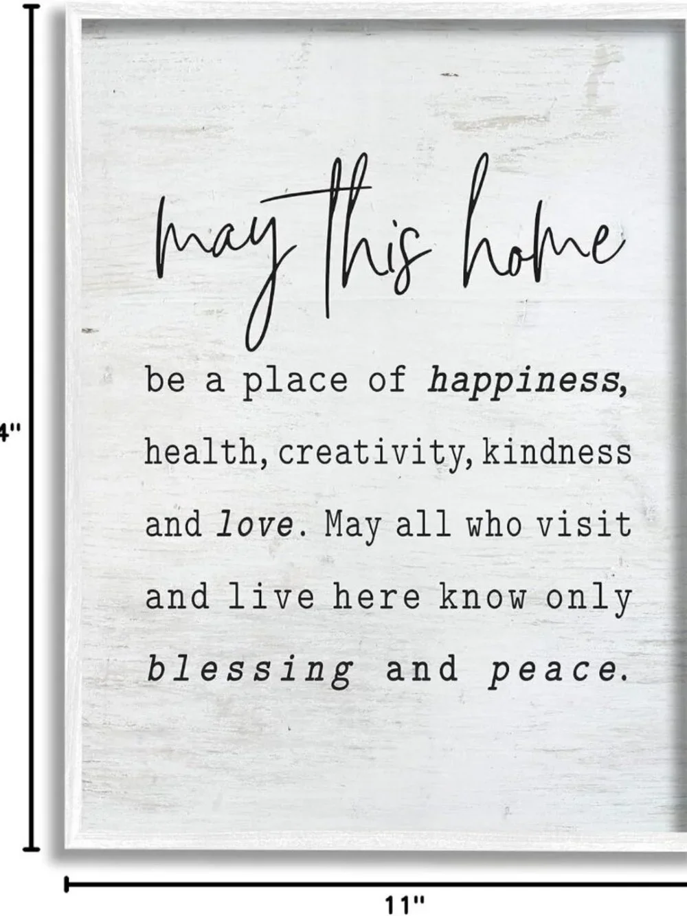 Framed Inspirational Family Wall Art | Motivational Home Decor Print